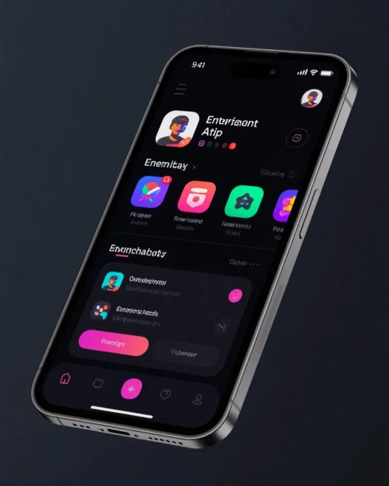 焦点娱乐 App Interface